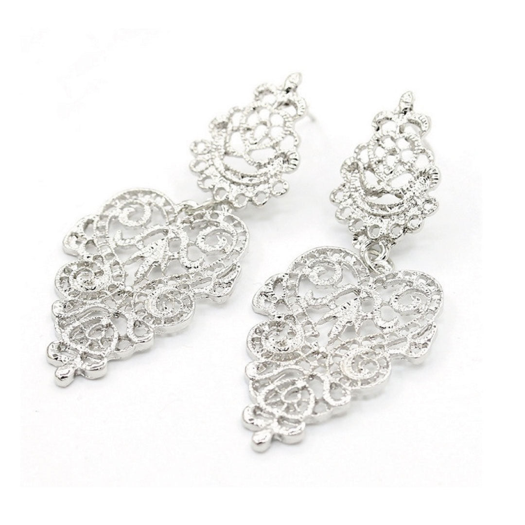 Agnes Earrings -Silver-0